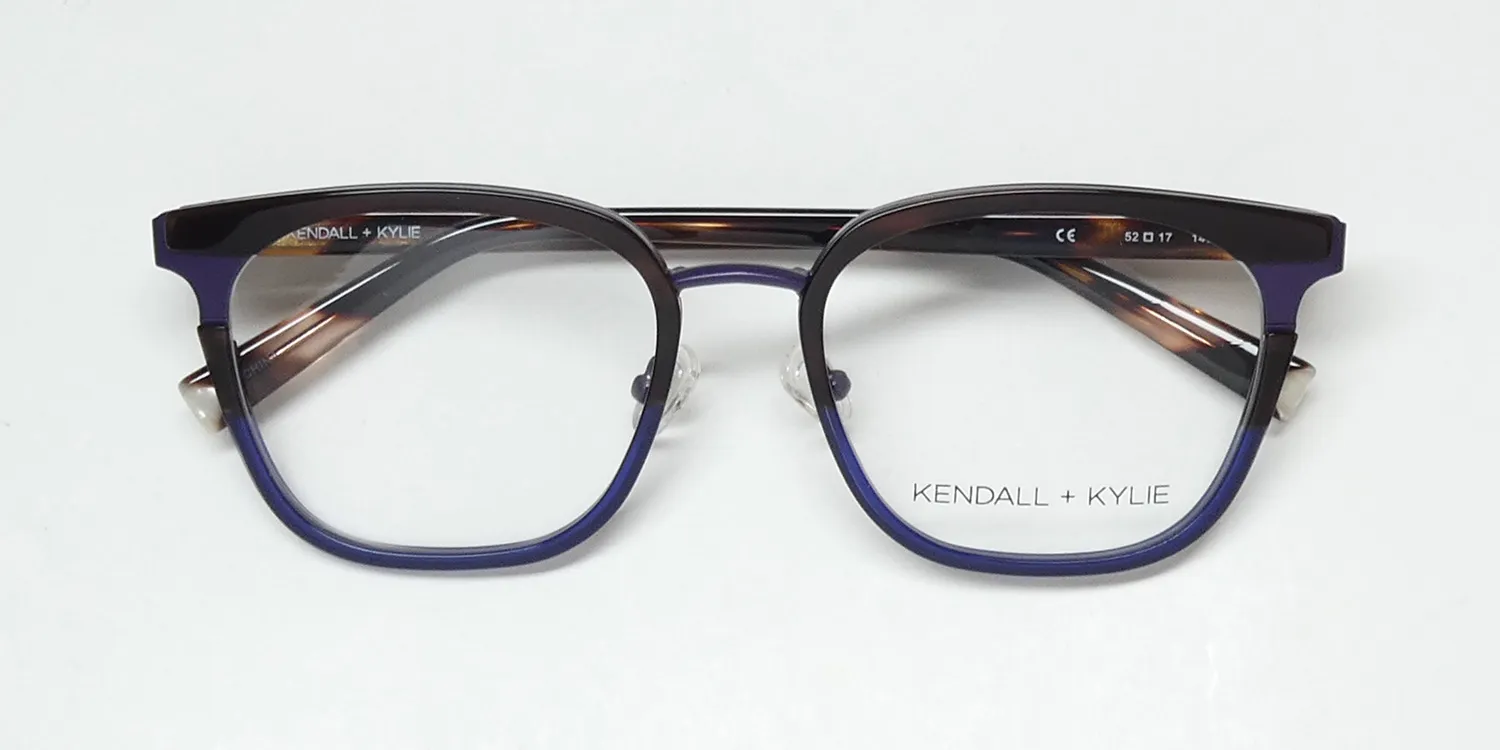 Kendall + Kylie Kko189 Jewels 404 Eyeglasses Brown 52mm 2