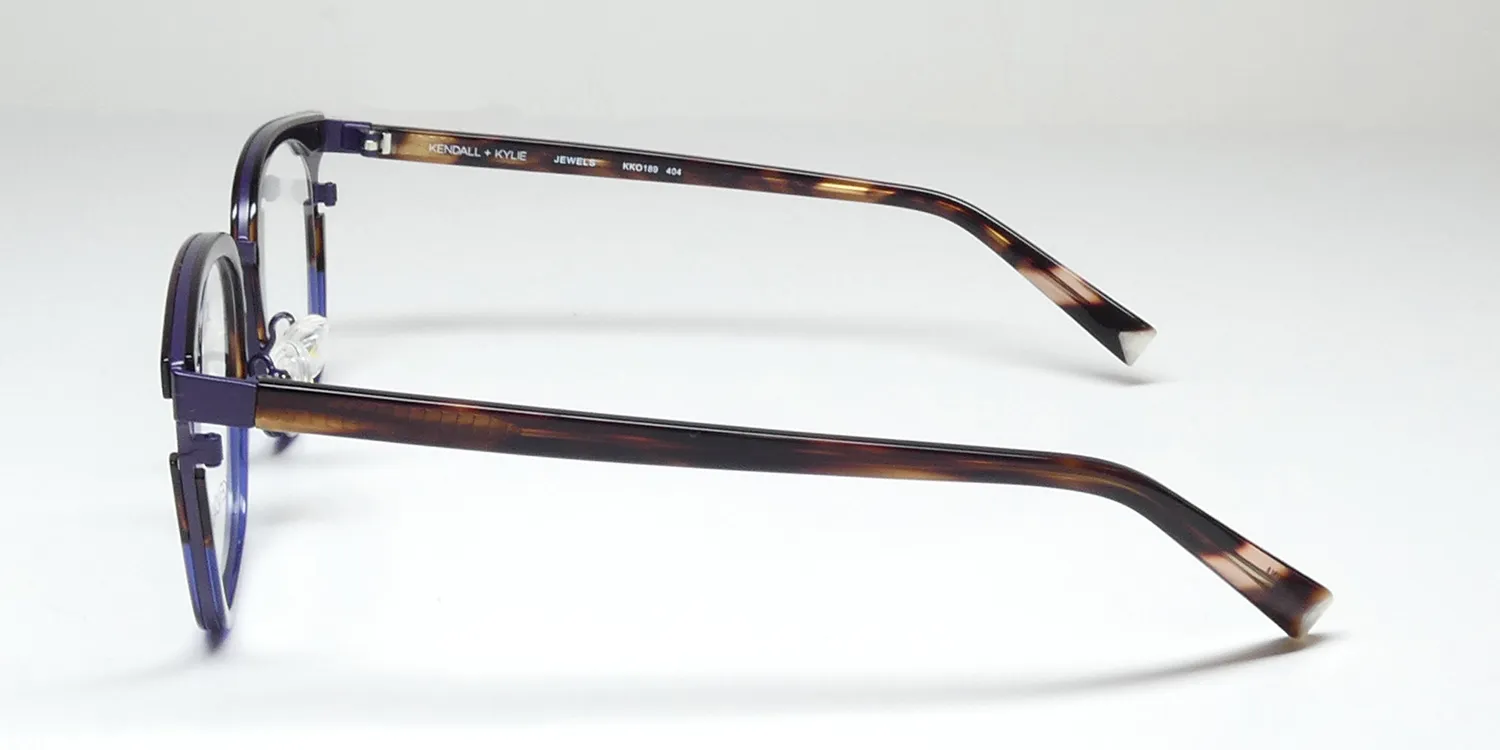 Kendall + Kylie Kko189 Jewels 404 Eyeglasses Brown 52mm 4