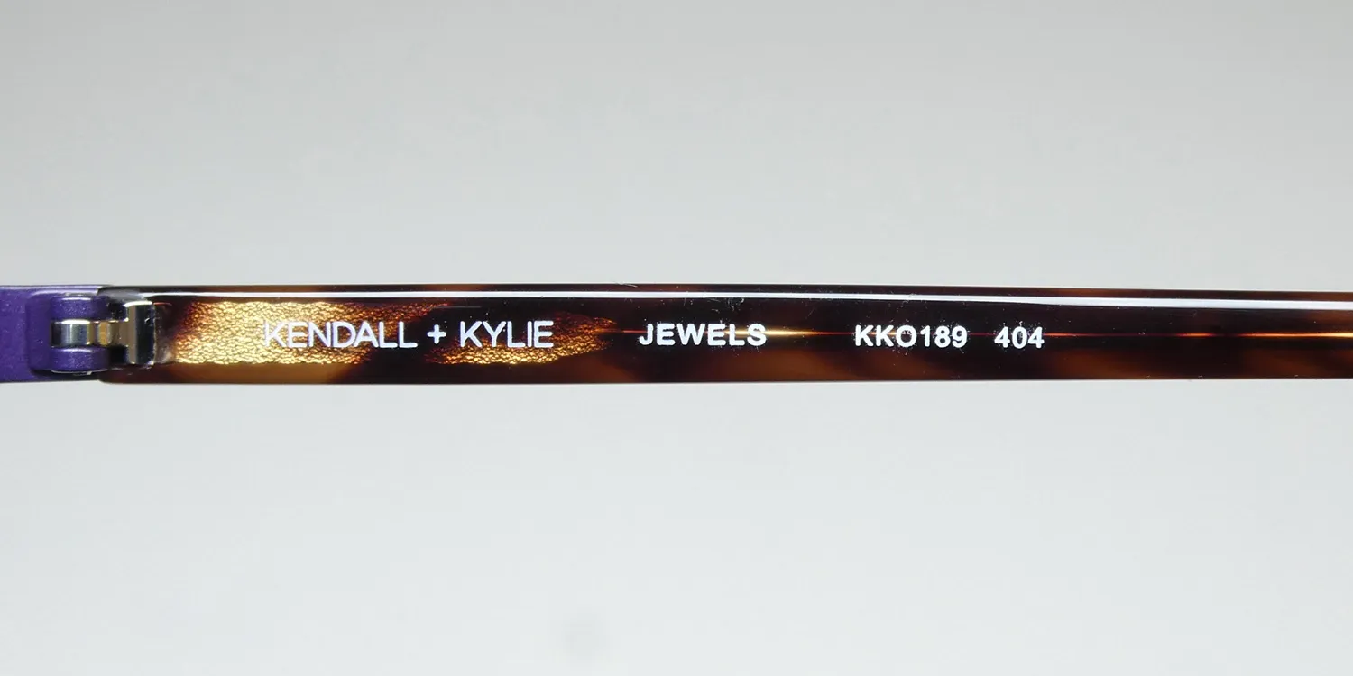 Kendall + Kylie Kko189 Jewels 404 Eyeglasses Brown 52mm 7