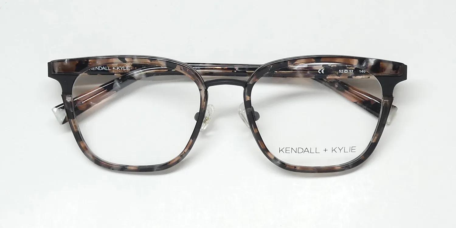 Kendall + Kylie Kko189 Jewels 653 Eyeglasses Tortoise 52mm 2
