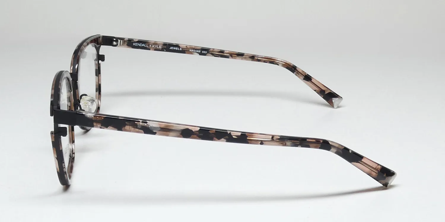 Kendall + Kylie Kko189 Jewels 653 Eyeglasses Tortoise 52mm 4