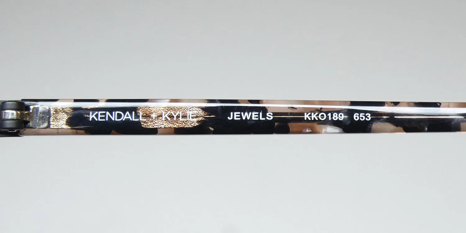 Kendall + Kylie Kko189 Jewels 653 Eyeglasses Tortoise 52mm 7