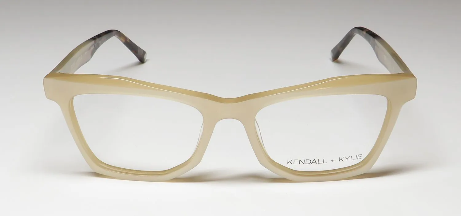 Kendall + Kylie Kko193 Blair 275 Eyeglasses Ivory 52mm 3