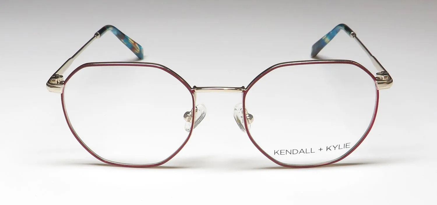 Kendall + Kylie Kko196 Dezi 604 Eyeglasses Red 50mm 3