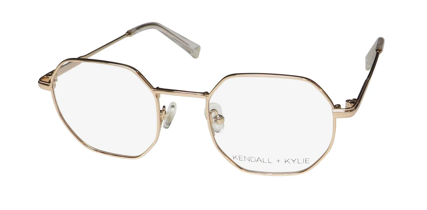 Kendall + Kylie Kko195 Callie 780 Eyeglasses Rose Gold 47mm