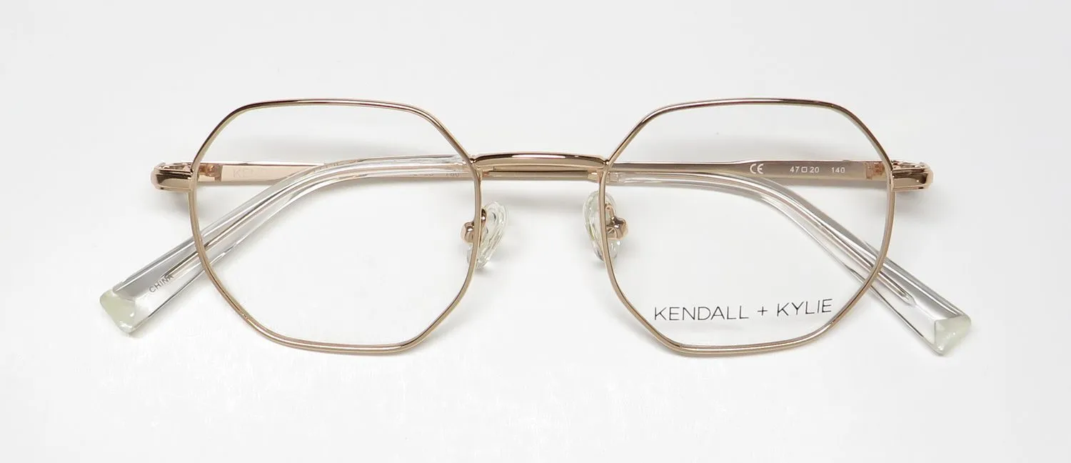 Kendall + Kylie Kko195 Callie 780 Eyeglasses Rose Gold 47mm 2