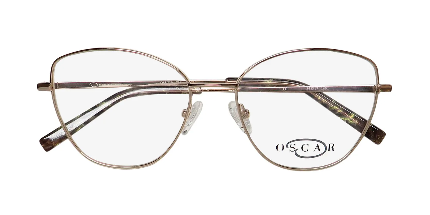 Oscar de la Renta Osl 739 718 Eyeglasses Shiny Light Gold 54mm 2