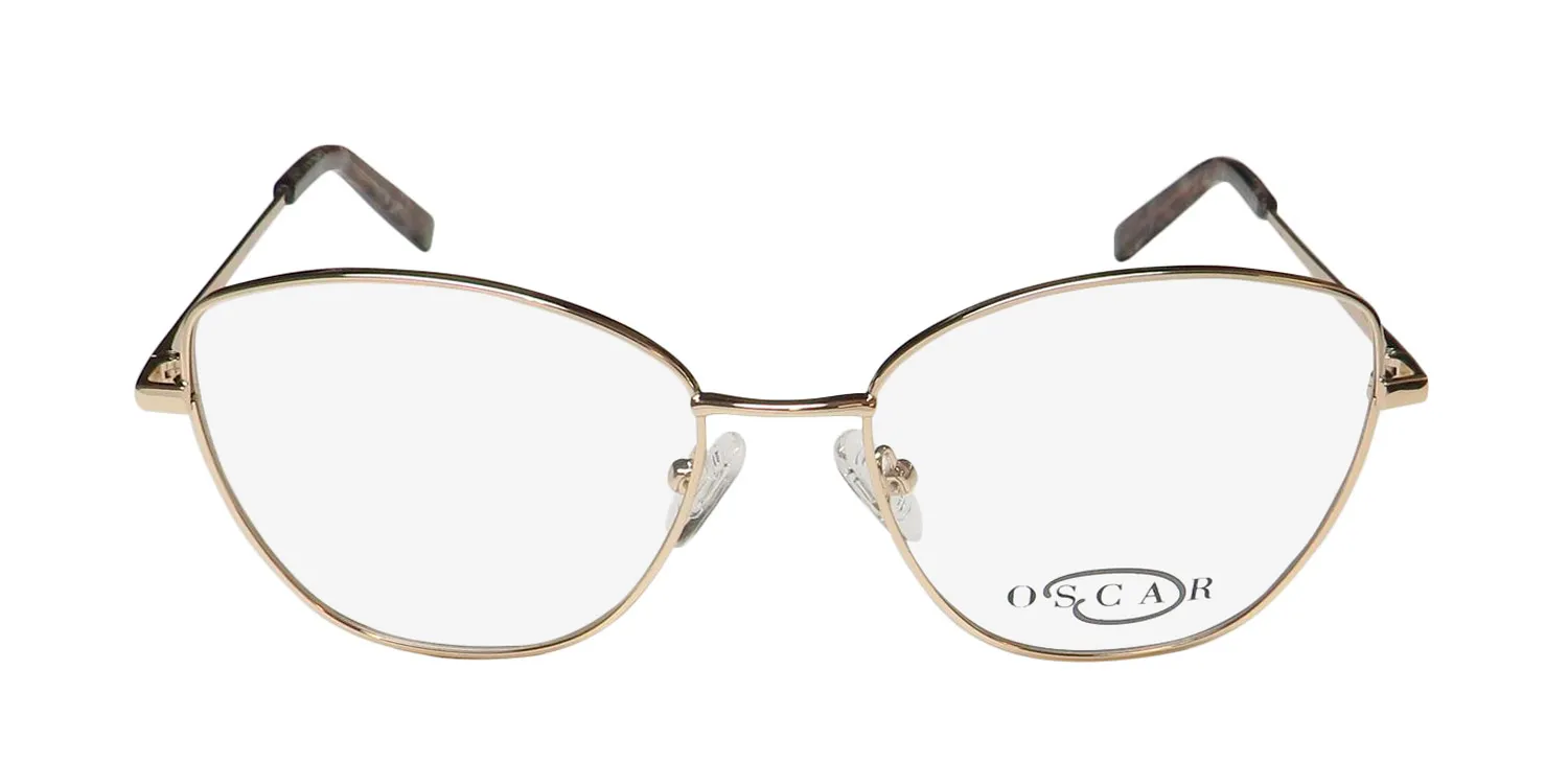 Oscar de la Renta Osl 739 718 Eyeglasses Shiny Light Gold 54mm 3