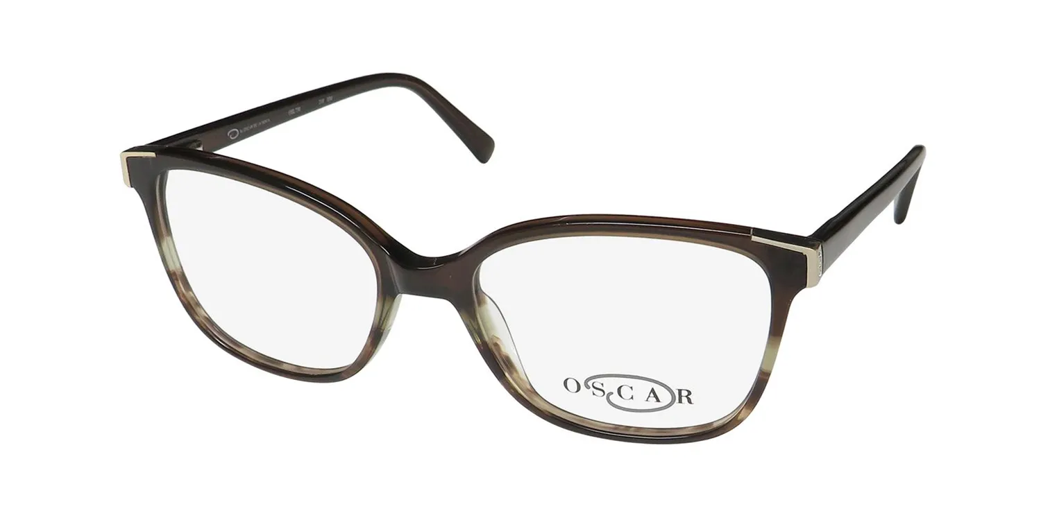 Oscar de la Renta Osl 730 210 Eyeglasses Brown Gradient 53mm