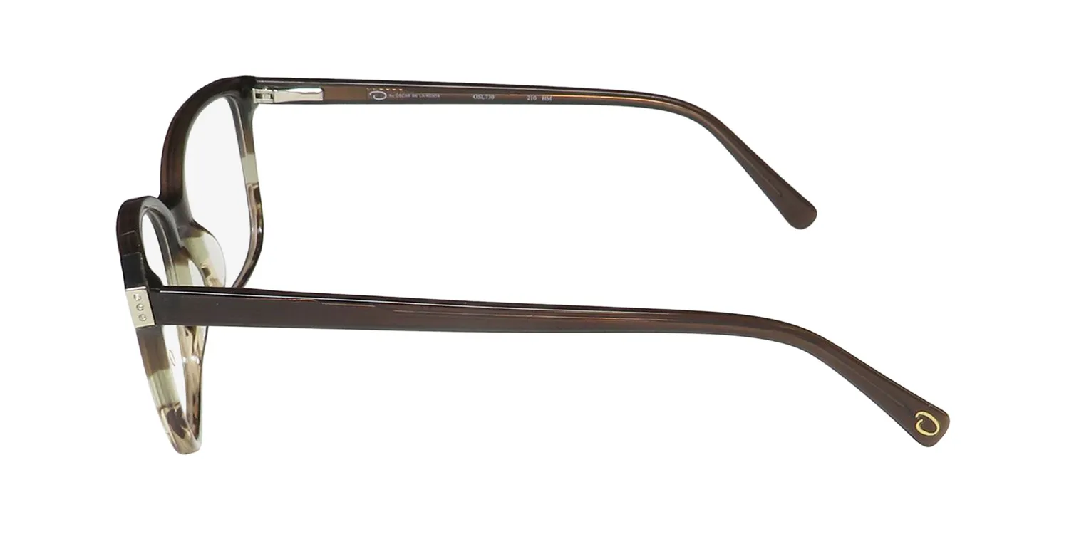 Oscar de la Renta Osl 730 210 Eyeglasses Brown Gradient 53mm 4