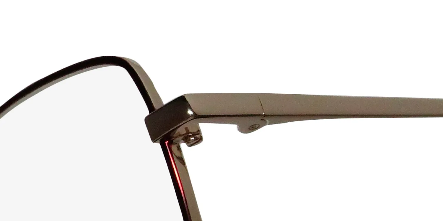 Oscar de la Renta Osl 739 615 Eyeglasses Semi Matte Red 54mm 6