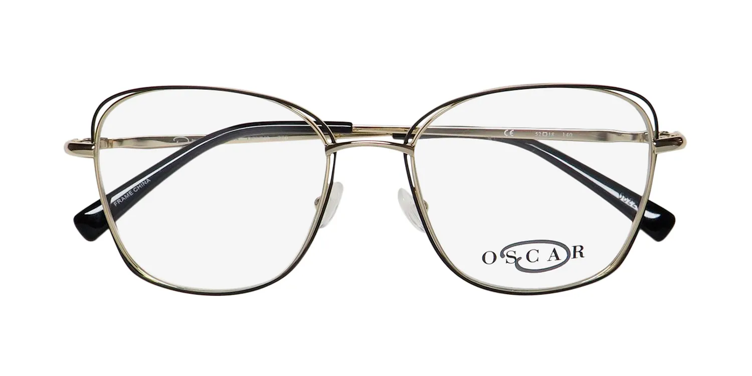Oscar de la Renta Osl 740 770 Eyeglasses Shiny Gold 52mm 2