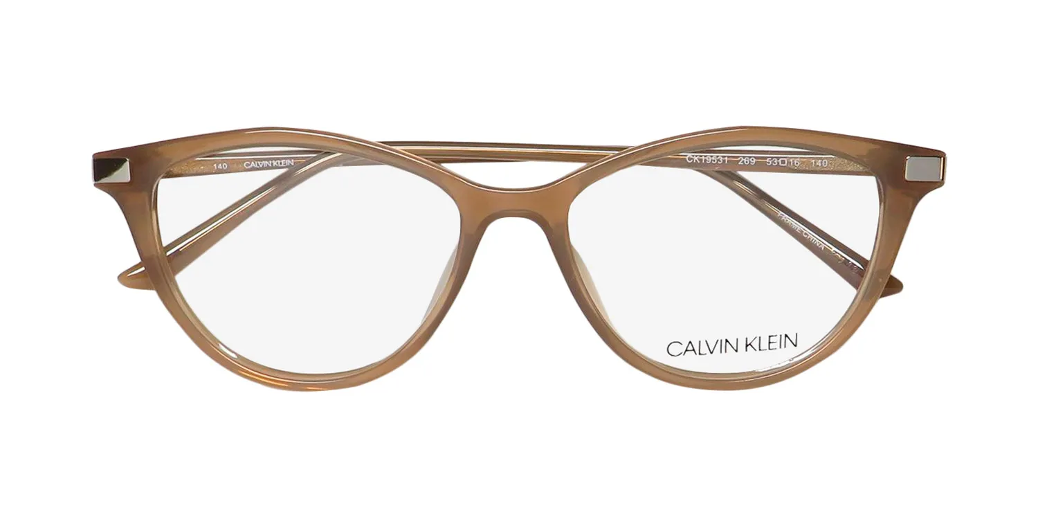 Calvin Klein CK19531 269 Eyeglasses Milky Taupe 53mm 2