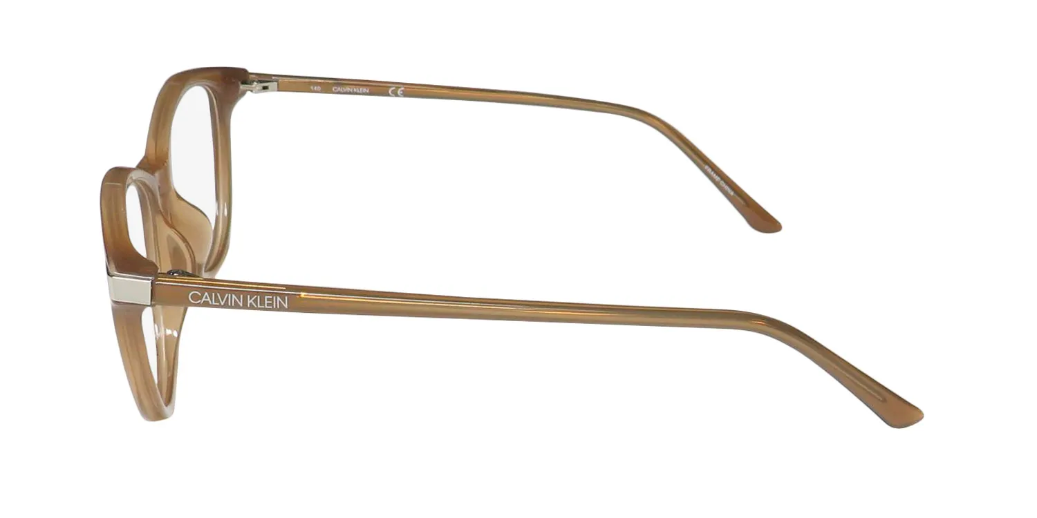 Calvin Klein CK19531 269 Eyeglasses Milky Taupe 53mm 4