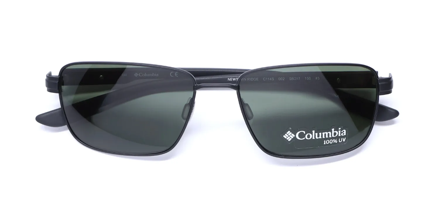 Columbia C114s Newtown Ridge 002 Sunglasses Matte Black 58mm 2
