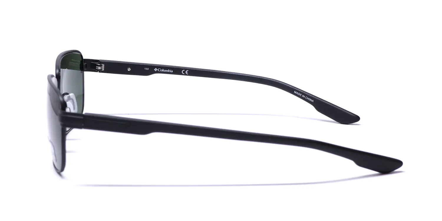 Columbia C114s Newtown Ridge 002 Sunglasses Matte Black 58mm 4