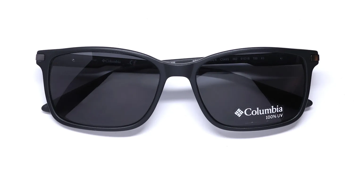 Columbia C548s Northbounder 002 Sunglasses Matte Black 61mm 2
