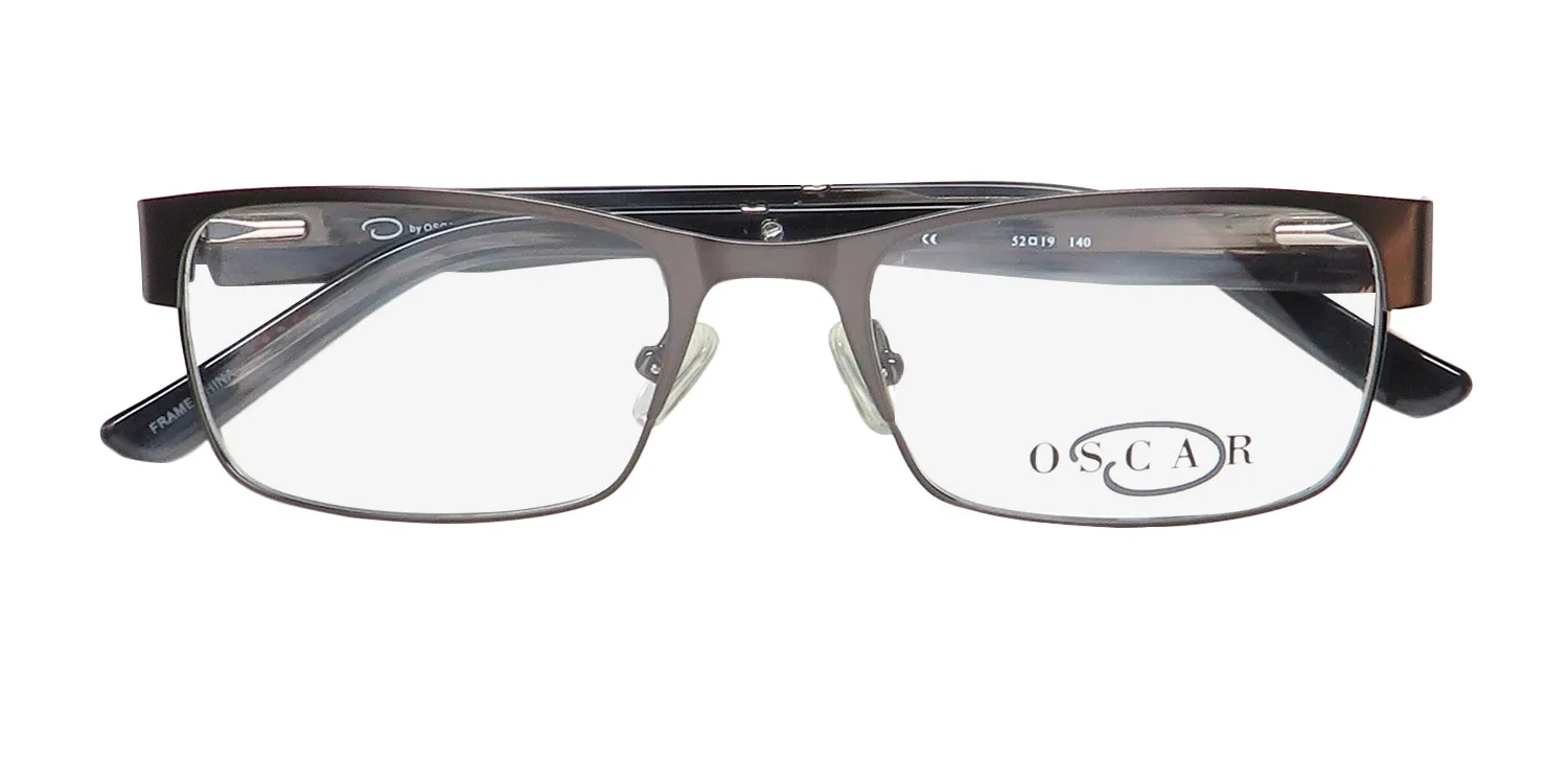 Oscar de la Renta Osm 823 015 Eyeglasses Matte Gunmetal 52mm 2