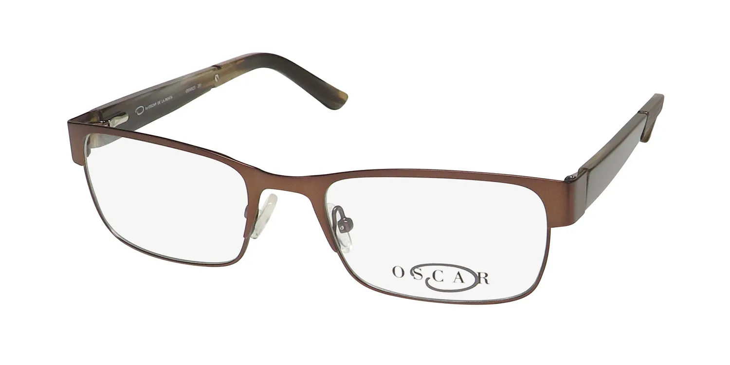 Oscar de la Renta Osm823 201 Eyeglasses Matte Brown 52mm