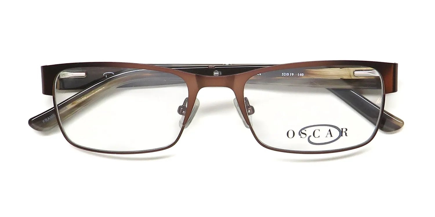 Oscar de la Renta Osm 823 201 Eyeglasses Matte Brown 52mm 2