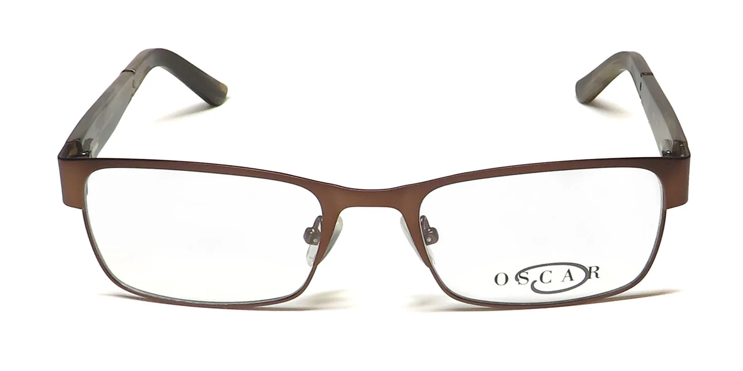 Oscar de la Renta Osm 823 201 Eyeglasses Matte Brown 52mm 3