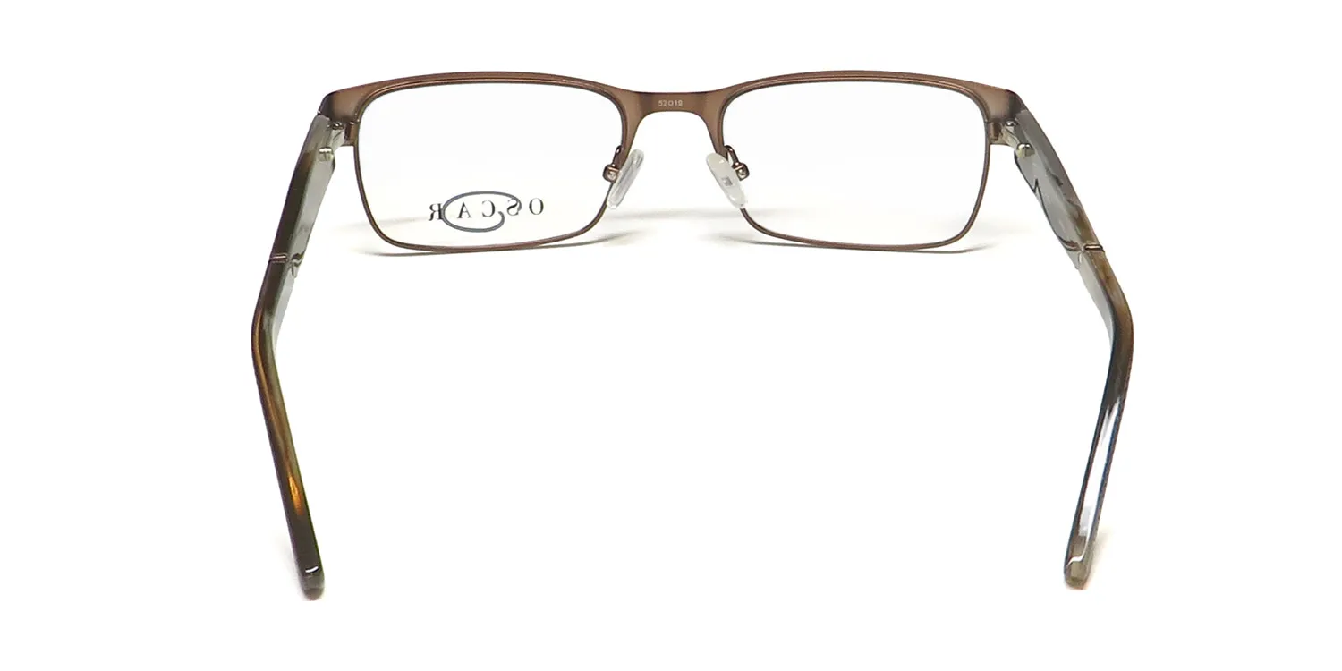 Oscar de la Renta Osm 823 201 Eyeglasses Matte Brown 52mm 5