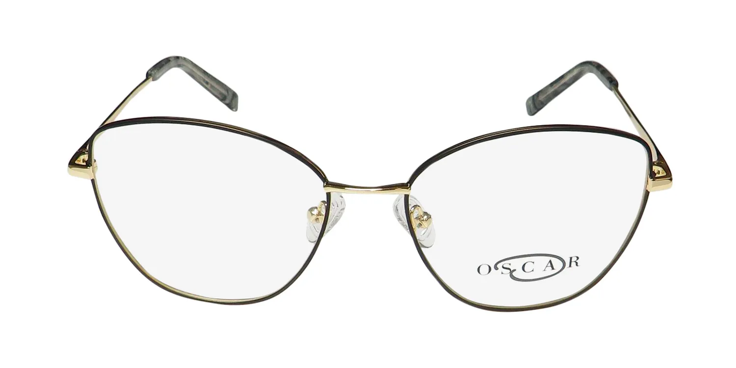 Oscar de la Renta Osl 739 001 Eyeglasses Semi Matte Black 54mm 3