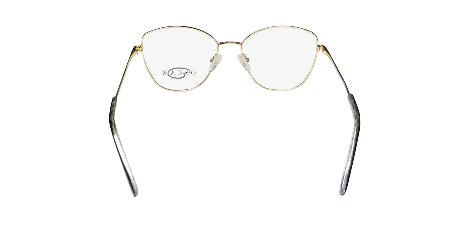 Oscar de la Renta Osl 739 001 Eyeglasses Semi Matte Black 54mm 5