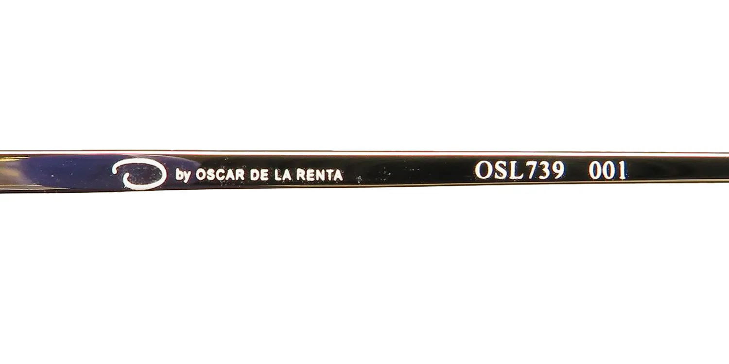 Oscar de la Renta Osl 739 001 Eyeglasses Semi Matte Black 54mm 7