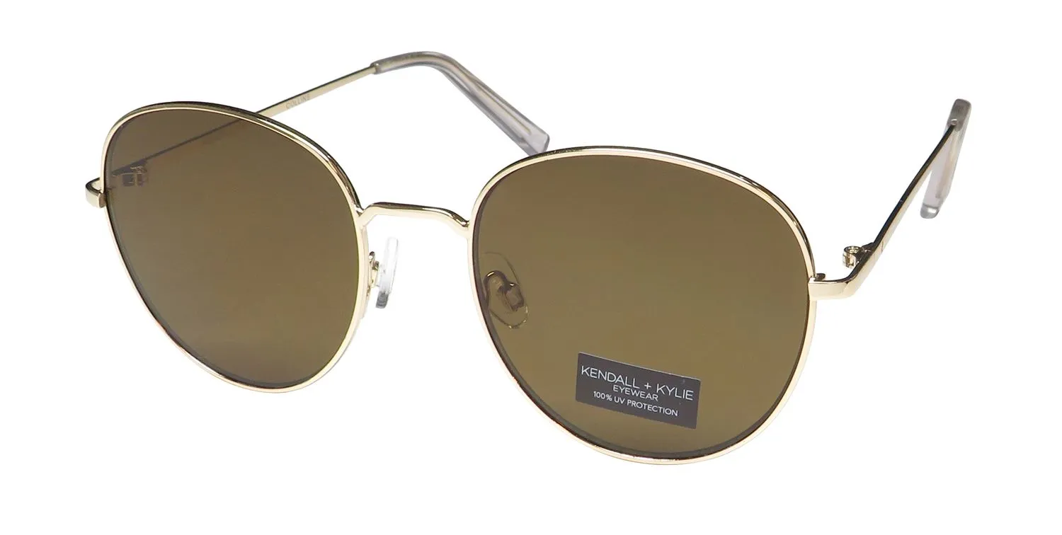 Kendall + Kylie Kk4072 Collins 719 Sunglasses Amber 53mm
