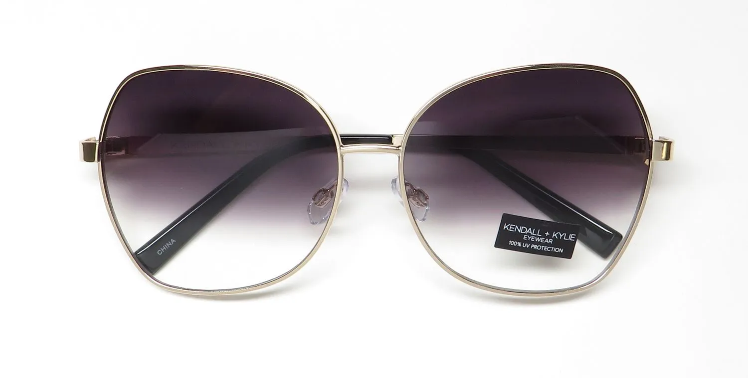 Kendall + Kylie Kk4074 Hazel 717 Sunglasses Gold 0mm 2