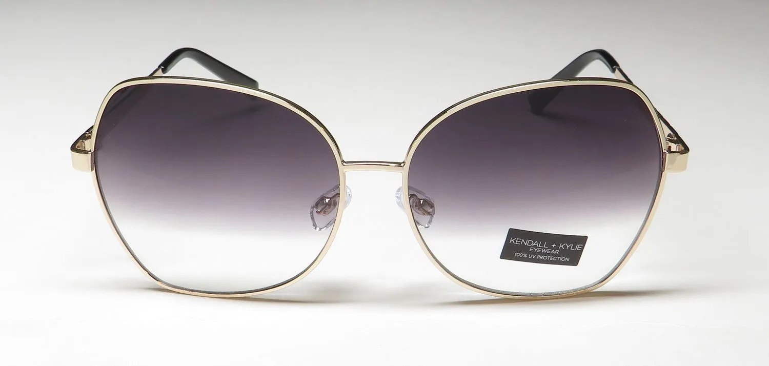 Kendall + Kylie Kk4074 Hazel 717 Sunglasses Gold 0mm 3