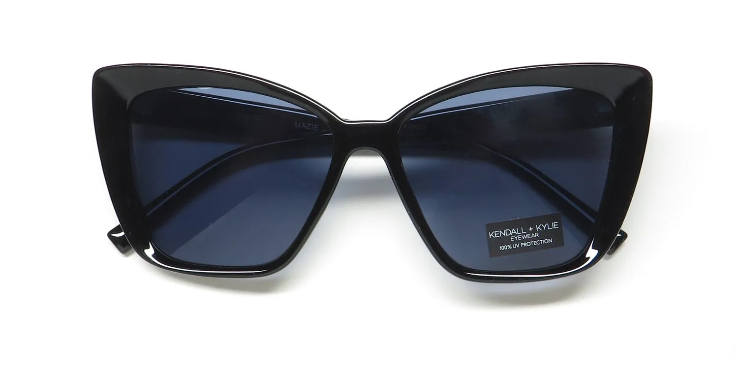 Kendall + Kylie Kk5121 Mazie 001 Sunglasses Black 58mm 2
