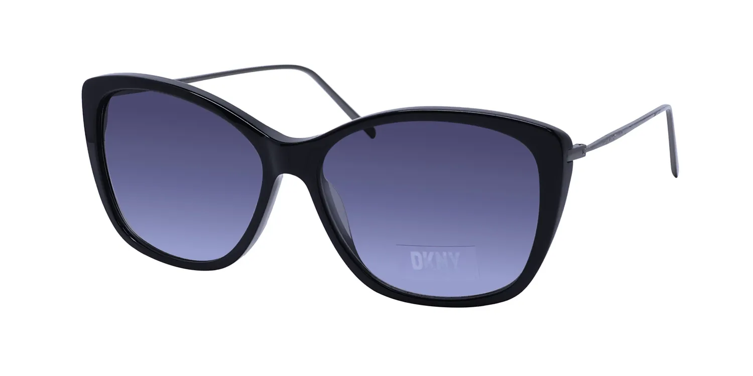 DKNY DK702S 001 Sunglasses Black 57mm