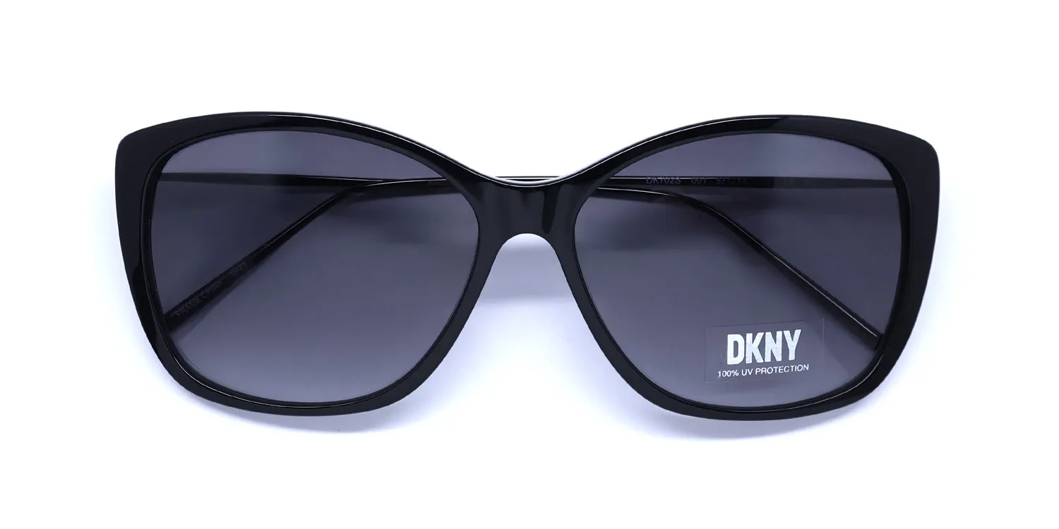 DKNY DK702S 001 Sunglasses Black 57mm 2