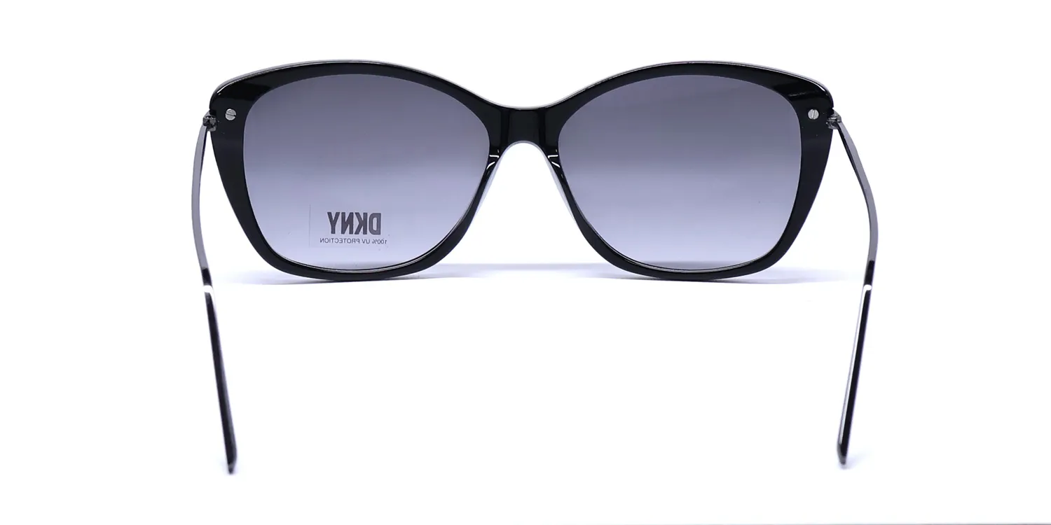 DKNY DK702S 001 Sunglasses Black 57mm 5