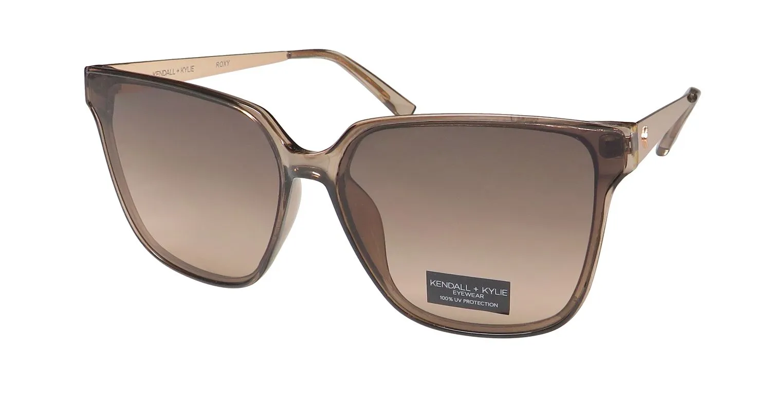 Kendall + Kylie Kk5125 Roxy 651 Sunglasses Brown Crystal 66mm