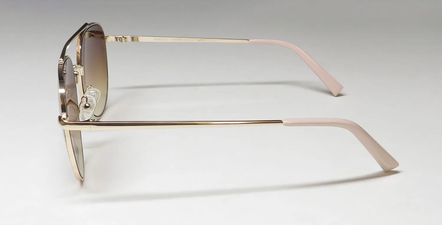 Kendall + Kylie Kk4050dce Jett 718 Sunglasses Gold 0mm 4