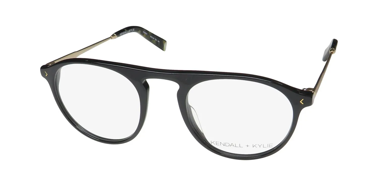 Kendall + Kylie Kko104 Audrey 001 Eyeglasses Black 50mm Unisex