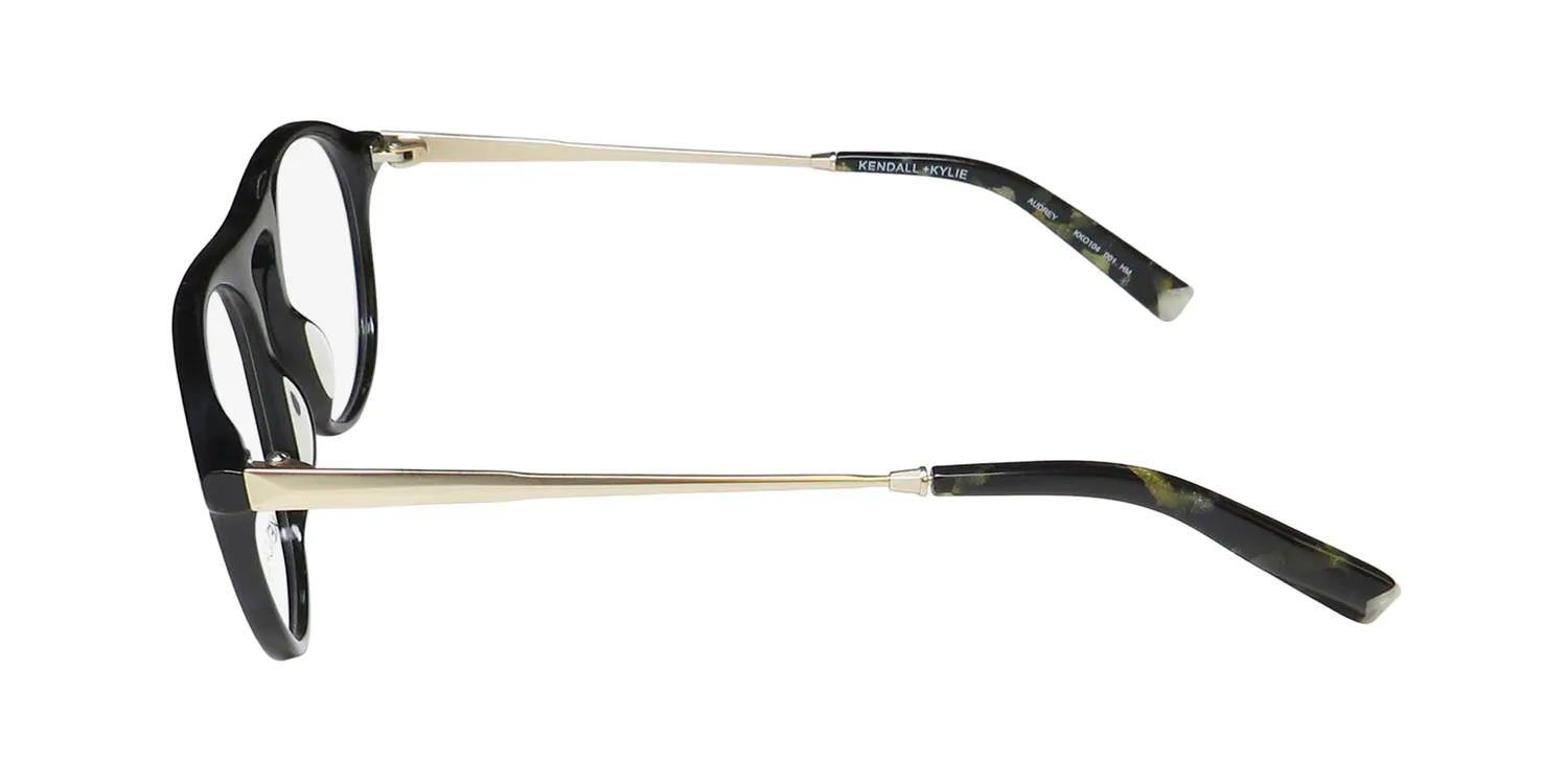 Kendall + Kylie Kko104 Audrey 001 Eyeglasses Black 50mm Unisex 4
