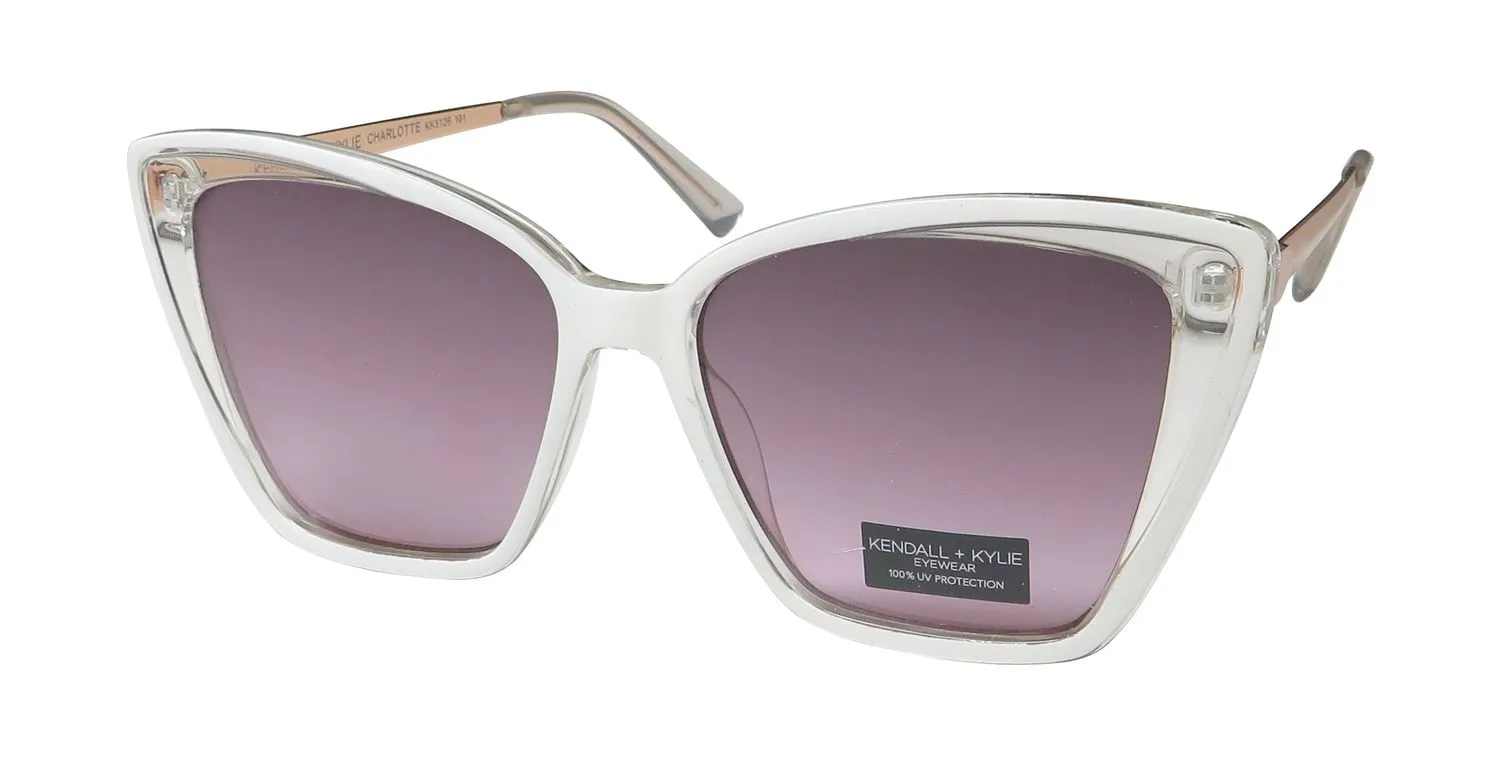 Kendall + Kylie Kk5126 Charlotte 101 Sunglasses White 0mm