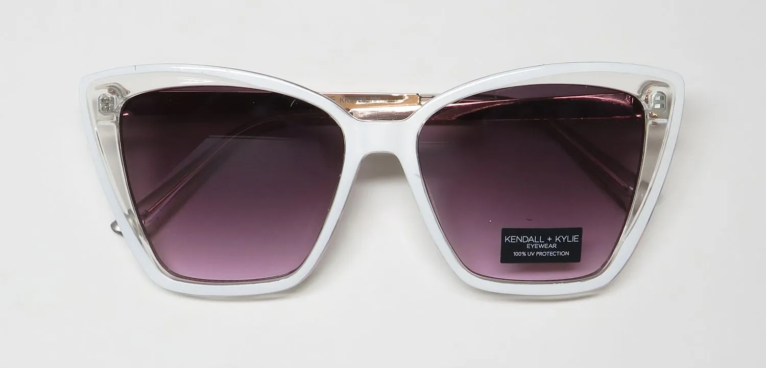 Kendall + Kylie Kk5126 Charlotte 101 Sunglasses White 0mm 2