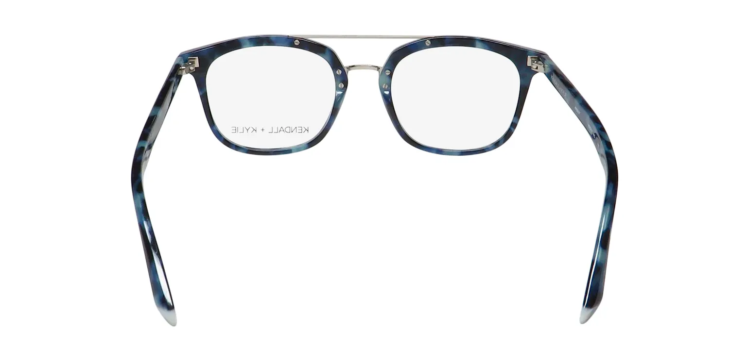 Kendall + Kylie Kko107 Hadley 415 Eyeglasses Blue Tortoise 51mm 5