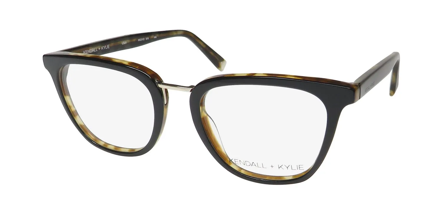 Kendall + Kylie Kko113 Lola 019 Eyeglasses Black 50mm