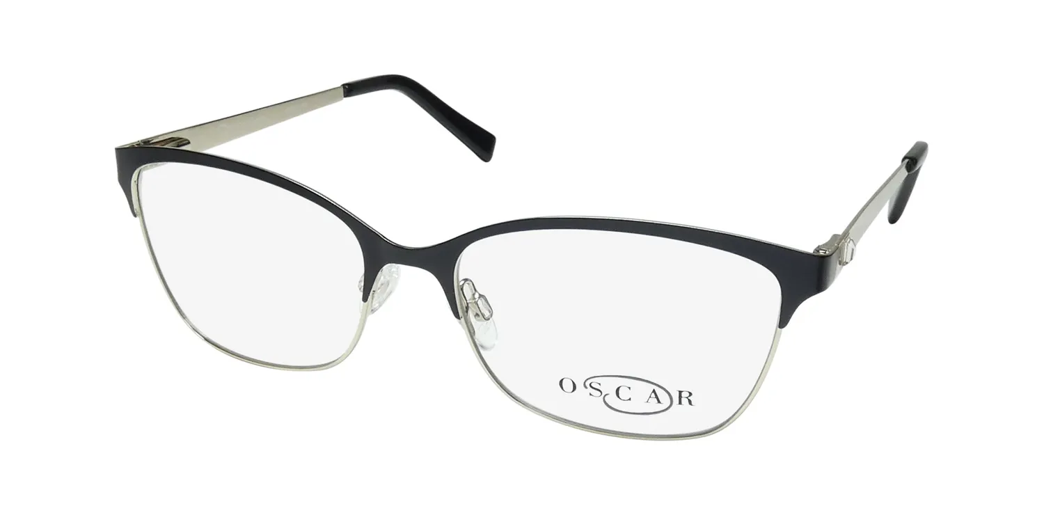 Oscar de la Renta Osl 473 001 Eyeglasses Matte Black 54mm