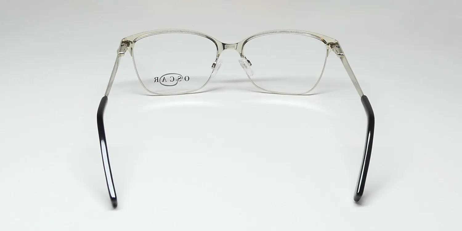Oscar de la Renta Osl 473 001 Eyeglasses Matte Black 54mm 5