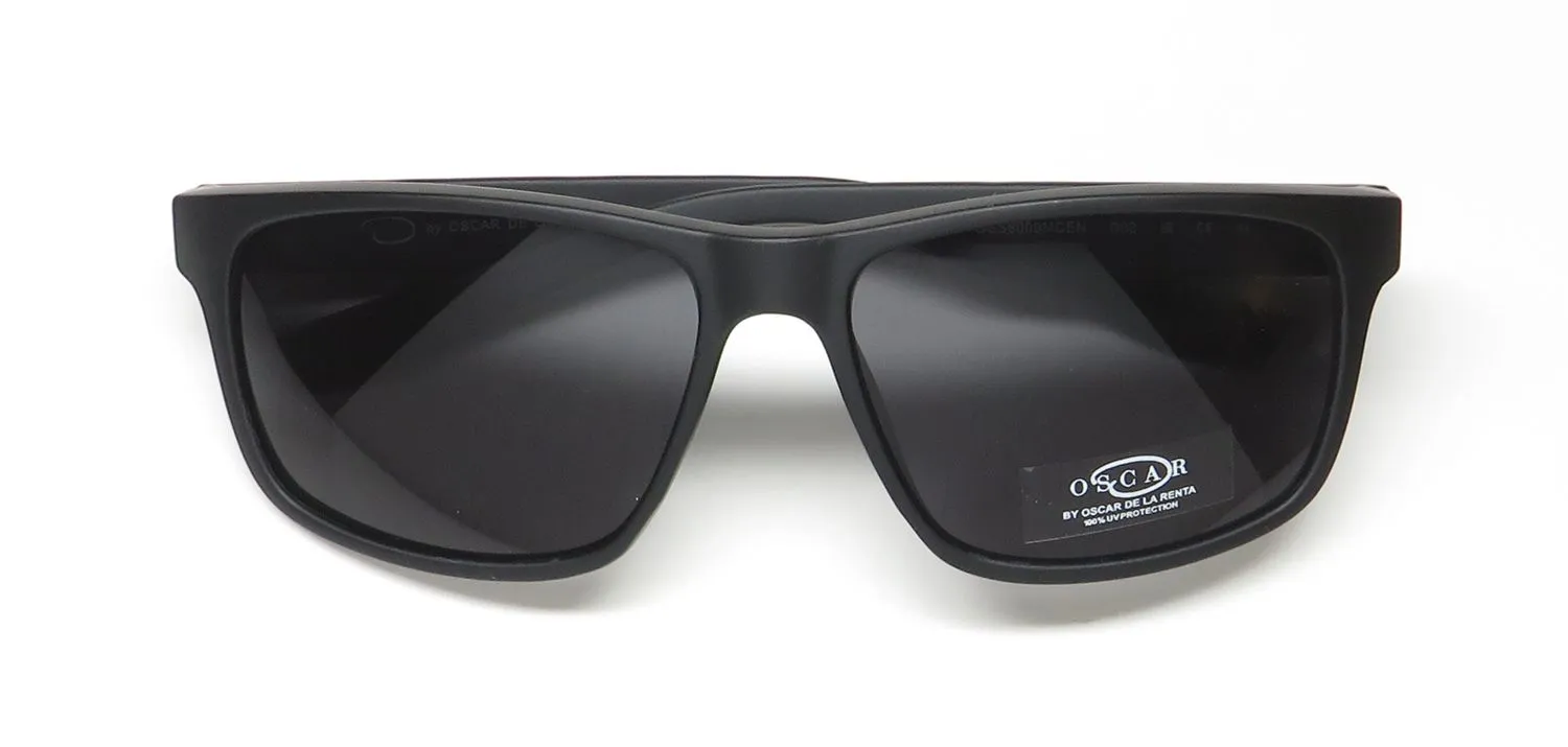 Oscar de la Renta Oscar 8009 002 Sunglasses Matte Black 0mm 2