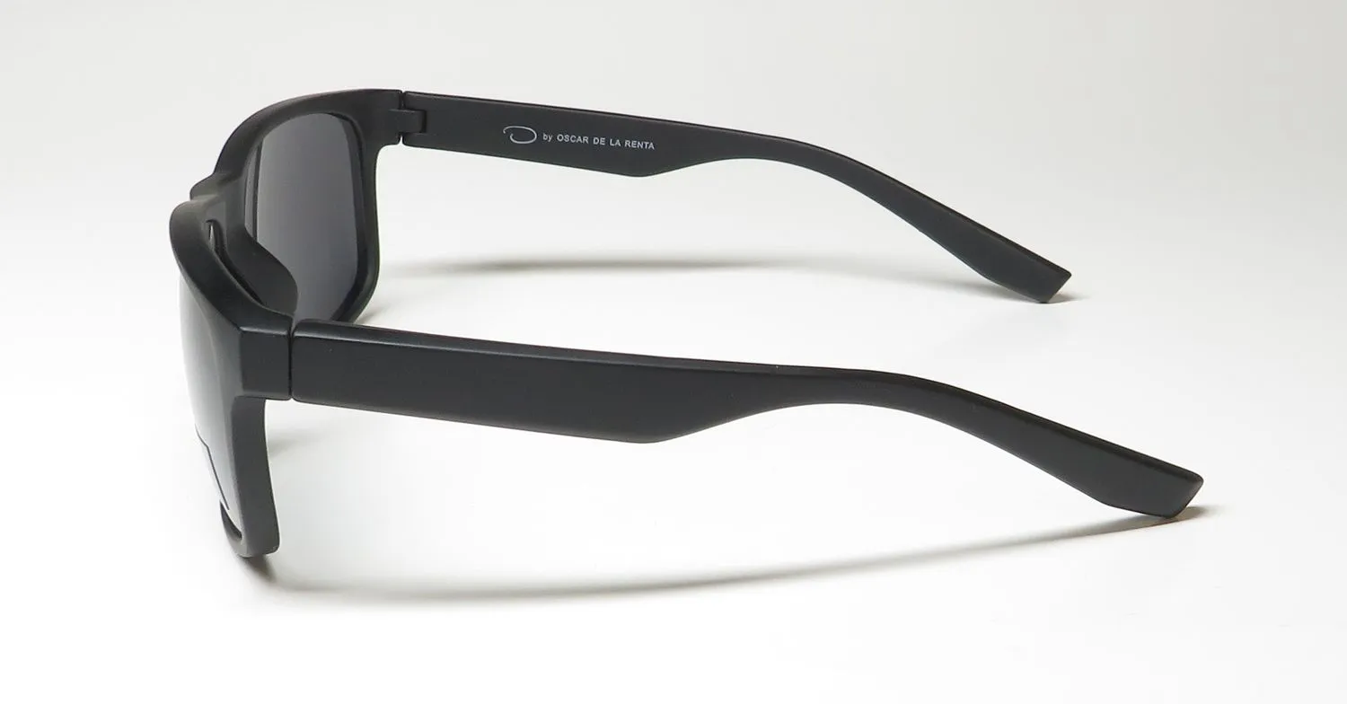 Oscar de la Renta Oscar 8009 002 Sunglasses Matte Black 0mm 4