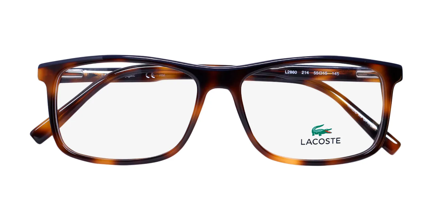 Lacoste L2860 214 Eyeglasses Tortoise Blue 55mm 2