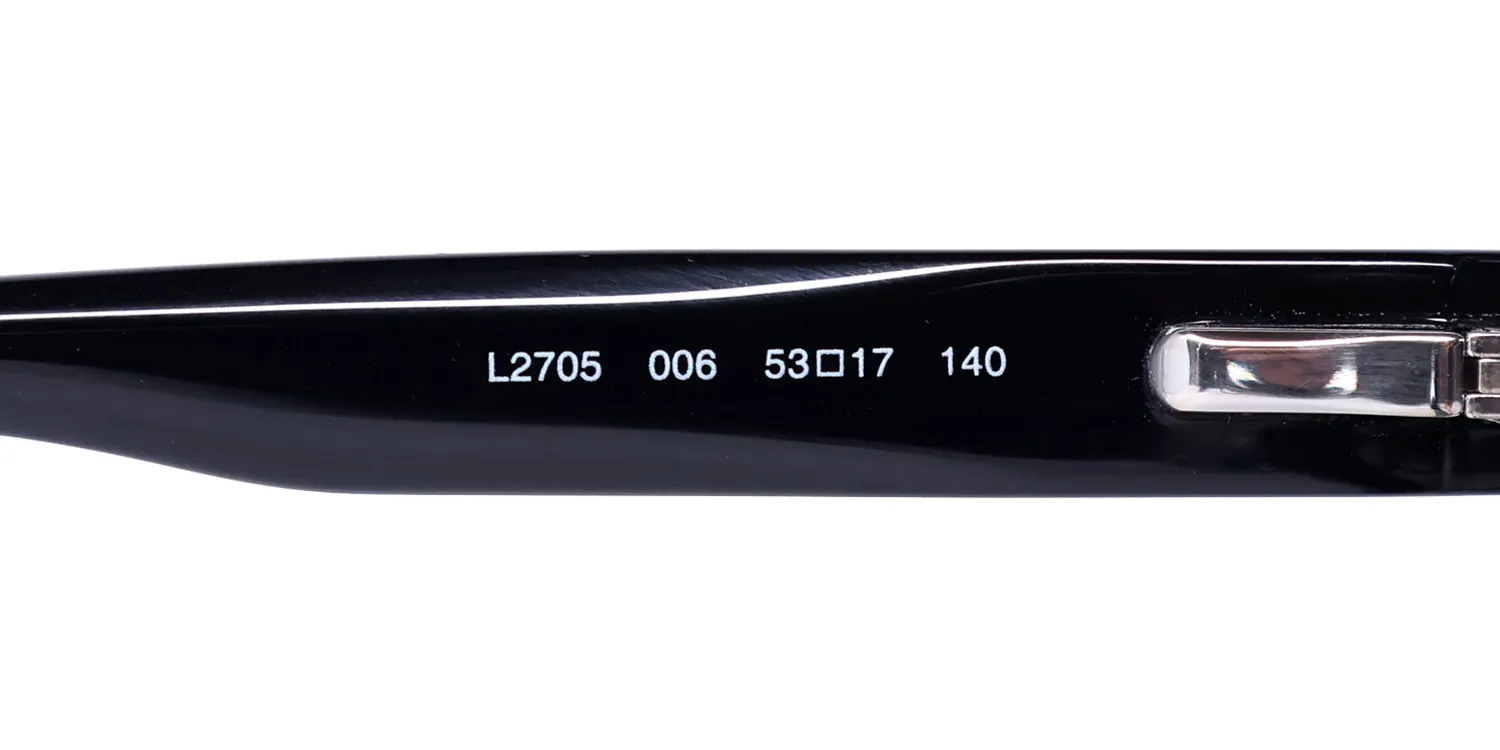 Lacoste L2705 006 Eyeglasses Black Gradient 53mm 8
